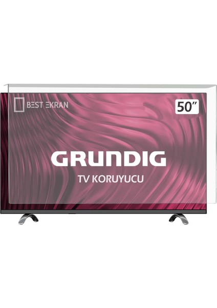 Grundıg 50GEU7830B Tv Ekran Koruyucu - Grundig 50" Inç 126 Ekran Koruyucu 50 Geu 7830 B modelleri