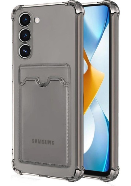 Samsung Galaxy S23 Plus Kılıf Darbe Emici Köşe Korumalı Kartlıklı Cüzdanlı Silikon Kapak