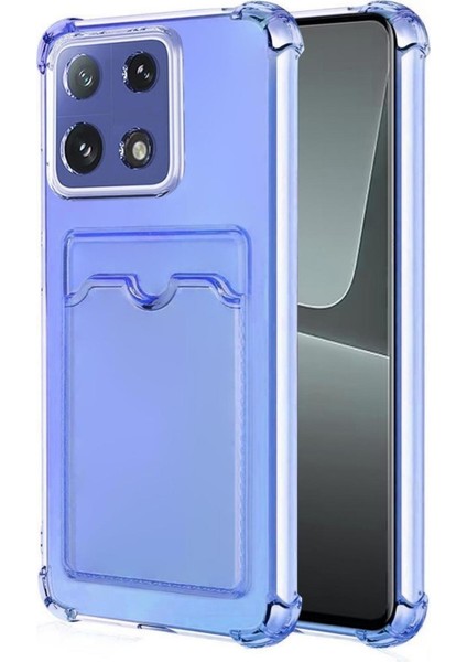 Redmi Note 13 5G Kılıf Darbe Emici Köşe Korumalı Kartlıklı Cüzdanlı Silikon Kapak