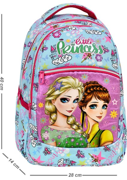 Frozen Desenli Ilkokul Çantası + Beslenme Çantası fırsatları