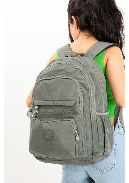 Ultra Hafif Çok Cepli Krinkıl Sırt Çantası Unisex