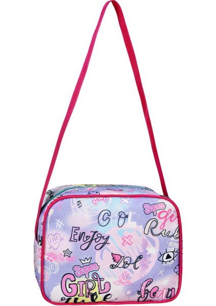 Ilkokul Girl Desenli Kız Çocuk Ilkokul Çantası + Beslenme Çantası fırsatları