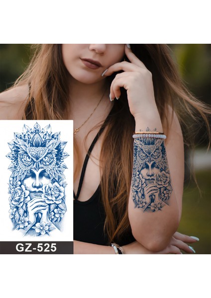 BP Tattoo 1 Ay Kalıcı Tattoo Gerçek Dövme Görünümlü Geçici Dövme