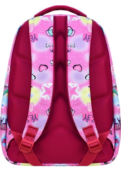 Ilkokul Renkli Desenli Kız Çocuk Ilkokul Çantası + Beslenme Çantası modelleri
