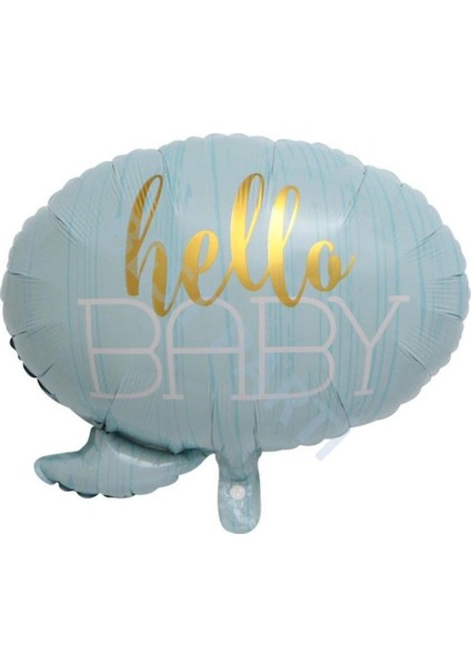 Hello Baby Folyo Balon Mavi 60 cm