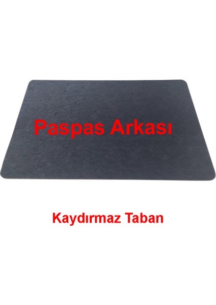 Hasır Desenli Dekoratif Kapı Önü Paspası No: 1590