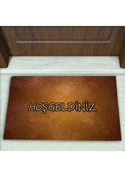 Modern Desenli Dekoratif Kapı Önü Paspası No: 1051