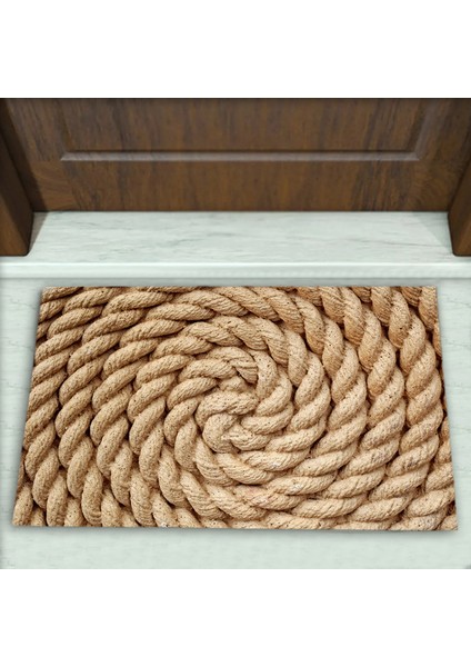 Halat Desenli Dekoratif Kapı Önü Paspası No: 1026