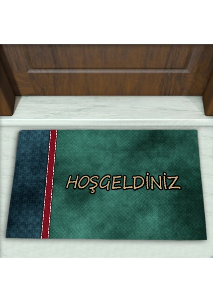 Modern Desenli Dekoratif Kapı Önü Paspası No: 1464