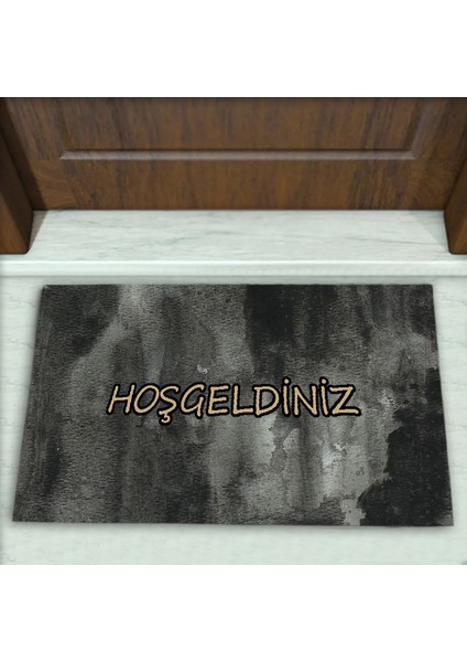 Modern Desenli Dekoratif Kapı Önü Paspası No: 1599