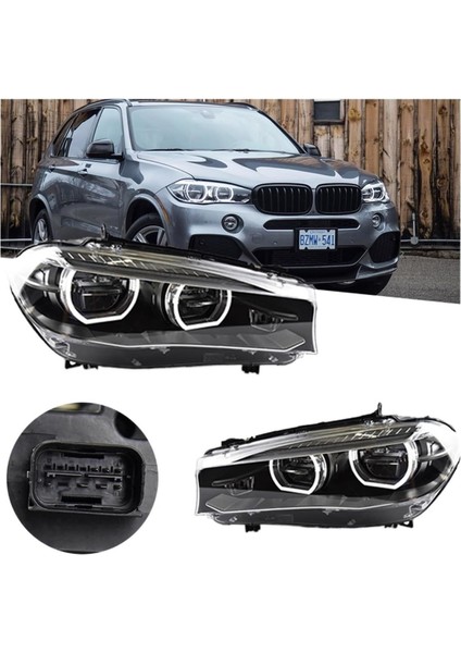 Bmw x5 f15 ön far lambası ledli adaptive görünüm 2012 / 2017
