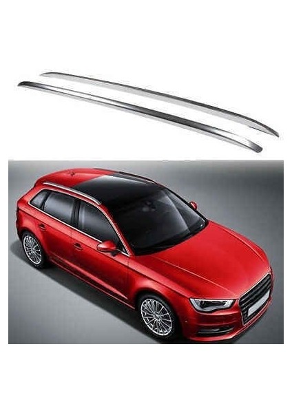 Audi a3 tavan çıtası mat krom tavan kenar rayı 2013+ 8v fırsatları