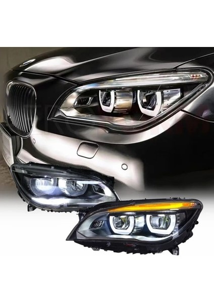 Bmw f01 f02 ön far lambası ledli adaptive görünüm 2008 / 2015 fiyatları