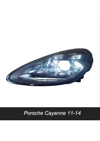 Porsche cayenne ön far lambası 2018 facelift görünüm pdls 2011 / 2014