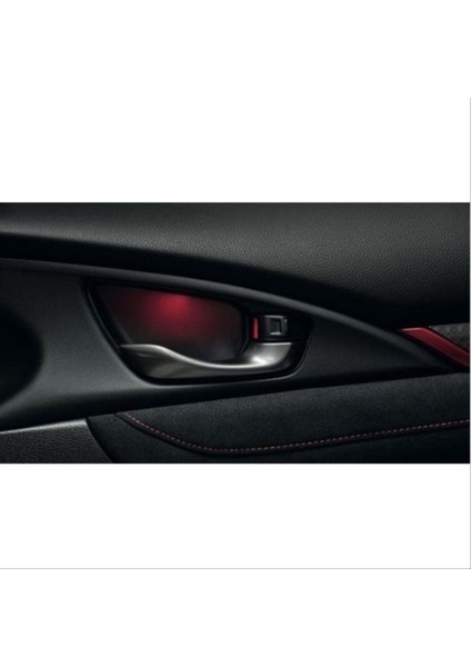 Honda civic fc5 kapı kolu iç aydınlatma kırmızı 2016+