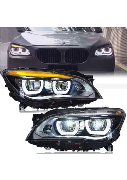 Bmw f01 f02 ön far lambası ledli adaptive görünüm 2008 / 2015 modelleri