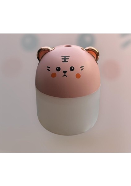 Kedi Tasarımlı Portatif Hava Nemlendirici - Ultrasonik Buhar Makinesi Çocuk Odası Nemlendirici Usbli indirimleri