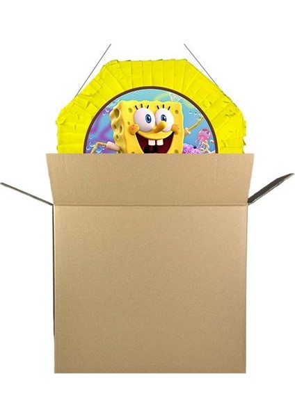 Sünger Bob Pinyata 42 cm + Sopası fiyatları