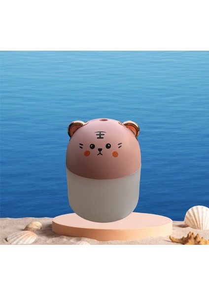 USB Ledli Gece Lambası Taşınabilir Hava Nemlendiricisi Kedi Tasarımlı Buhar Makinesi 250ML modelleri