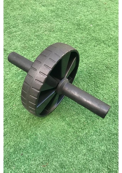 Siyah Egzersiz Tekerleği Kol Omuz Sırt Karın Kas Geliştirici Spor Aleti