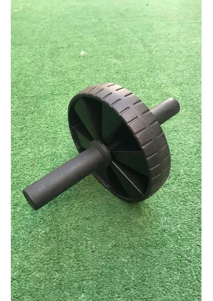 Siyah Egzersiz Tekerleği Kol Omuz Sırt Karın Kas Geliştirici Spor Aleti