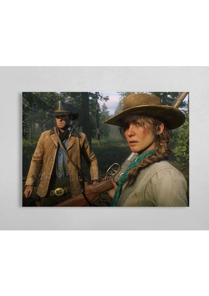 Red Dead Redemption Oyun Posteri - Çerçevesiz Parlak Fotoğraf Kağıdı