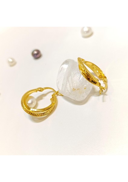 Ikili Halka Küpe 22 Ayar Altın Hd Videolu