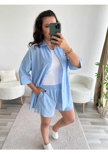 MAVİ ŞORTLU TAKIM indirimleri