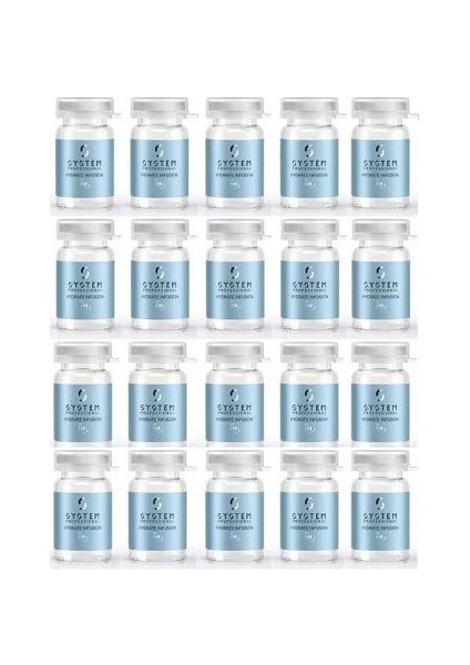 Professional Hydrate H+ Infusion Kuru Saçlar Için Nemlendirici Serum 20X5ML