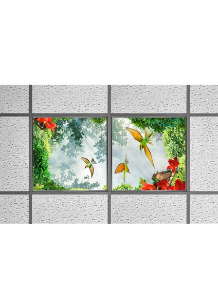 60X60 LED Panel Aydınlatma Armatür Avize Sıva Altı Desenli 1x2 Ikili Grup 46510814SA