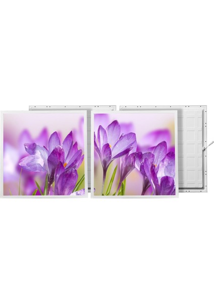 60X60 LED Panel Aydınlatma Armatür Avize Sıva Altı Desenli 1x2 Ikili Grup 46510889SA fiyatları
