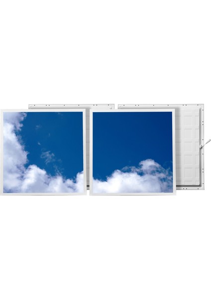60X60 LED Panel Aydınlatma Armatür Avize Sıva Altı Desenli 1x2 Ikili Grup 46510935SA fiyatları