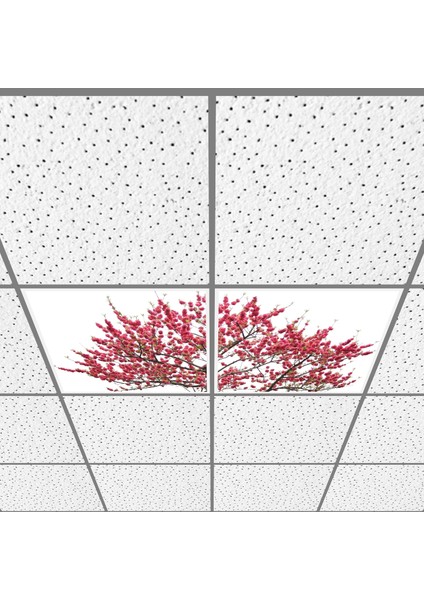 60X60 LED Panel Aydınlatma Armatür Avize Sıva Altı Desenli 1x2 Ikili Grup 46510779SA