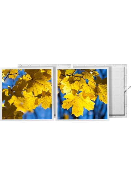 60X60 LED Panel Aydınlatma Armatür Avize Sıva Altı Desenli 1x2 Ikili Grup 46510763SA