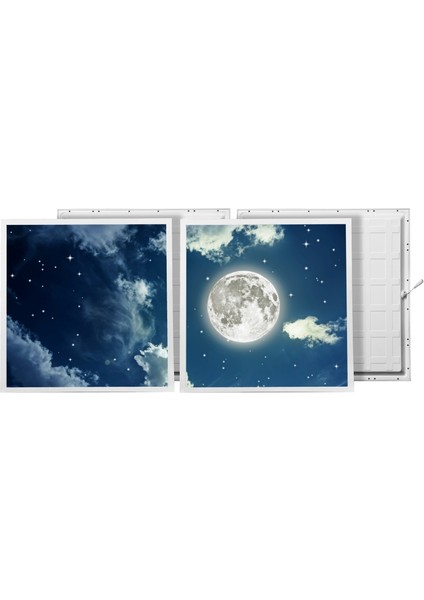 60X60 LED Panel Aydınlatma Armatür Avize Sıva Altı Desenli 1x2 Ikili Grup 46511094SA fiyatları