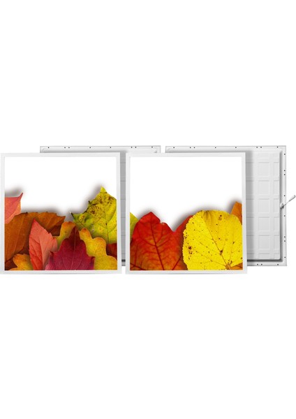 60X60 LED Panel Aydınlatma Armatür Avize Sıva Altı Desenli 1x2 Ikili Grup 46511141SA