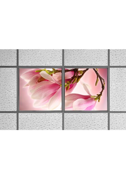 60X60 LED Panel Aydınlatma Armatür Avize Sıva Altı Desenli 1x2 Ikili Grup 46510078SA modelleri