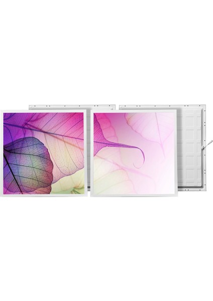 60X60 LED Panel Aydınlatma Armatür Avize Sıva Altı Desenli 1x2 Ikili Grup 46510028SA