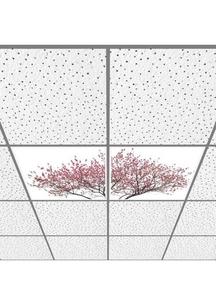 60X60 LED Panel Aydınlatma Armatür Avize Sıva Altı Desenli 1x2 Ikili Grup 46510782SA