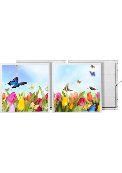 60X60 LED Panel Aydınlatma Armatür Avize Sıva Altı Desenli 1x2 Ikili Grup 46510686SA fiyatları