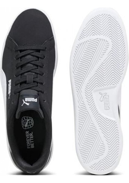Puma Smash 3.0 Buck Spor Ayakkabı 392336-01 Black-White