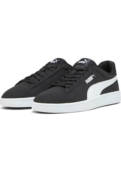 Puma Smash 3.0 Buck Spor Ayakkabı 392336-01 Black-White