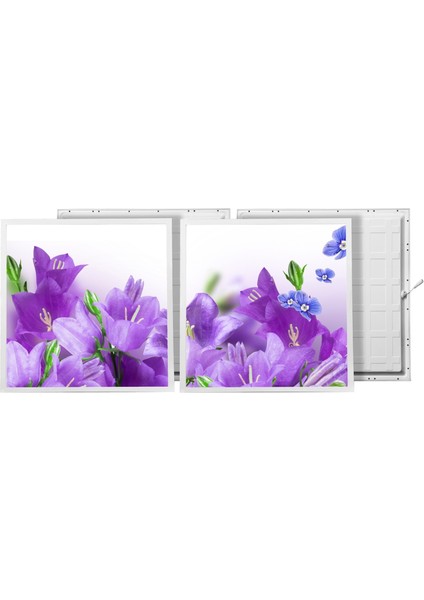 60X60 LED Panel Aydınlatma Armatür Avize Sıva Altı Desenli 1x2 Ikili Grup 46510872SA