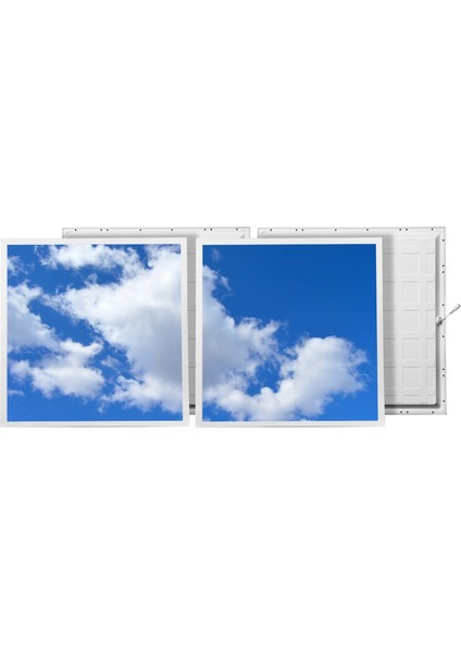 60X60 LED Panel Aydınlatma Armatür Avize Sıva Altı Desenli 1x2 Ikili Grup 46511150SA fiyatları