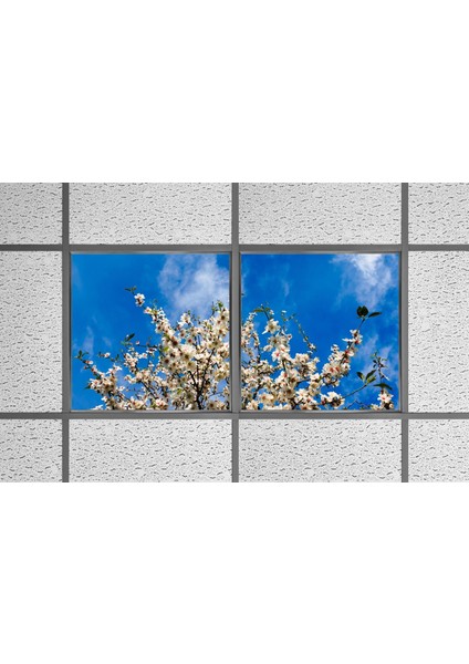 60X60 LED Panel Aydınlatma Armatür Avize Sıva Altı Desenli 1x2 Ikili Grup 46511080SA