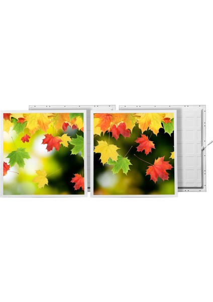 60X60 LED Panel Aydınlatma Armatür Avize Sıva Altı Desenli 1x2 Ikili Grup 46510766SA