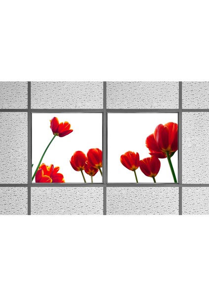60X60 LED Panel Aydınlatma Armatür Avize Sıva Altı Desenli 1x2 Ikili Grup 46510699SA