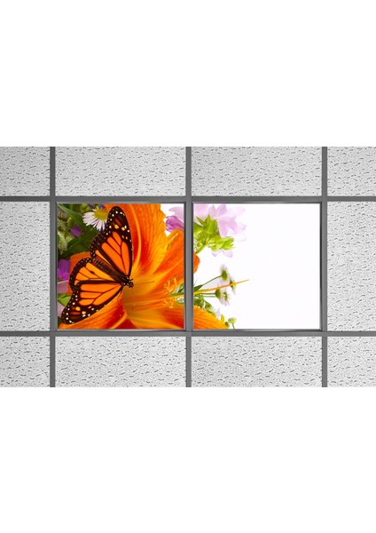 60X60 LED Panel Aydınlatma Armatür Avize Sıva Altı Desenli 1x2 Ikili Grup 46510741SA modelleri