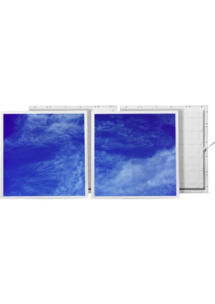 60X60 LED Panel Aydınlatma Armatür Avize Sıva Altı Desenli 1x2 Ikili Grup 46510952SA fiyatları