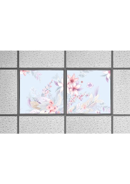 60X60 LED Panel Aydınlatma Armatür Avize Sıva Altı Desenli 1x2 Ikili Grup 46510902SA
